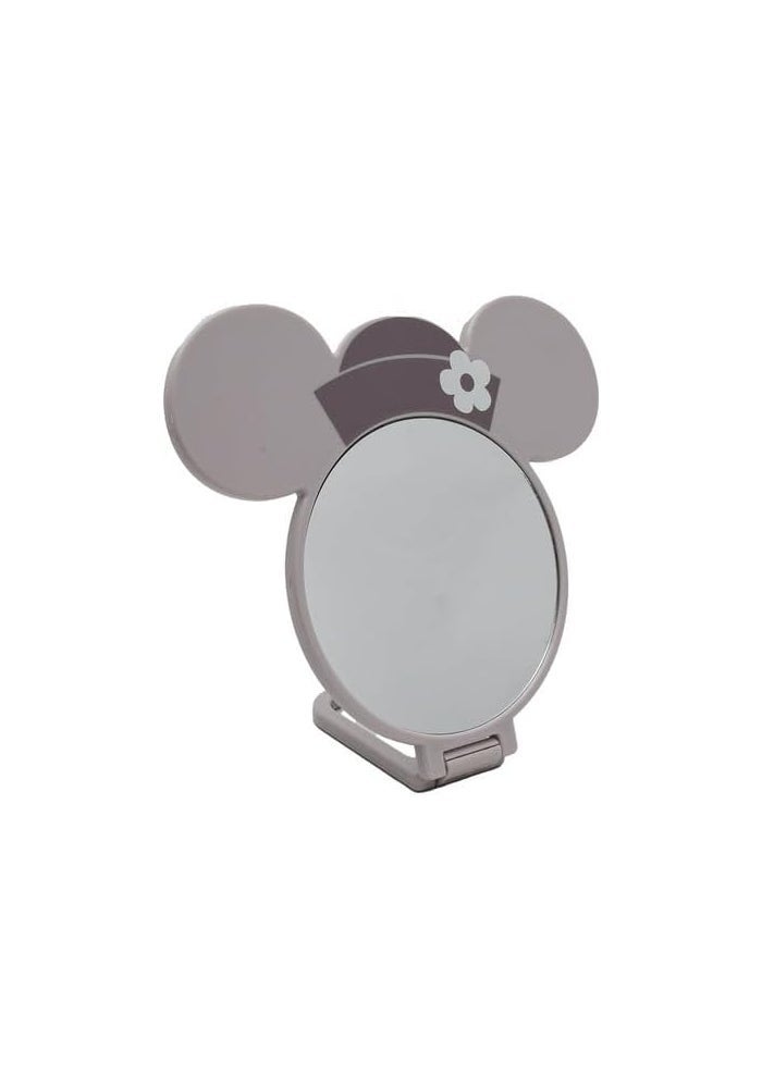 Daiso Die Cut Hand Mirror - Minnie - Purple - Image 1